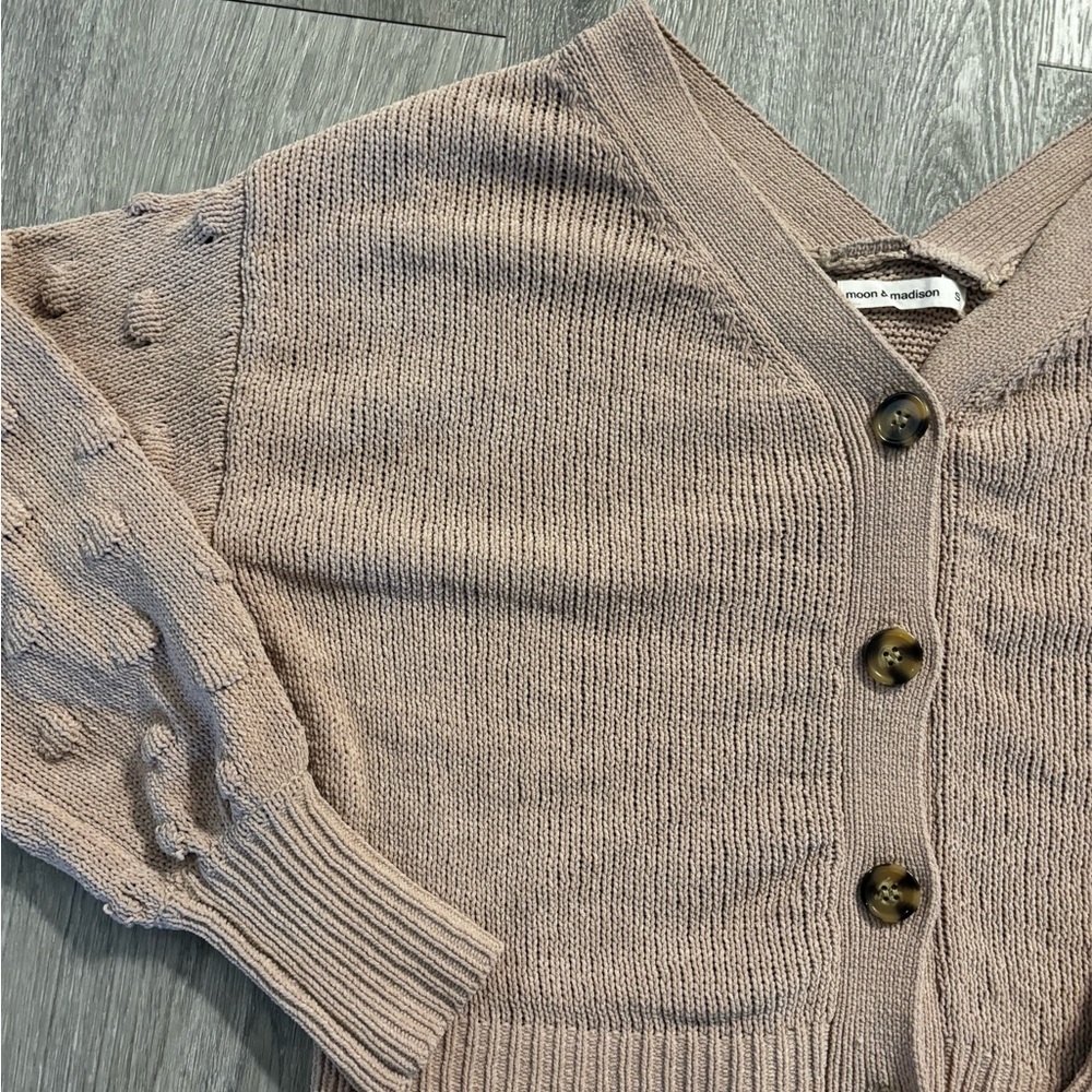 Knit cute button up! Bought from a boutique :)